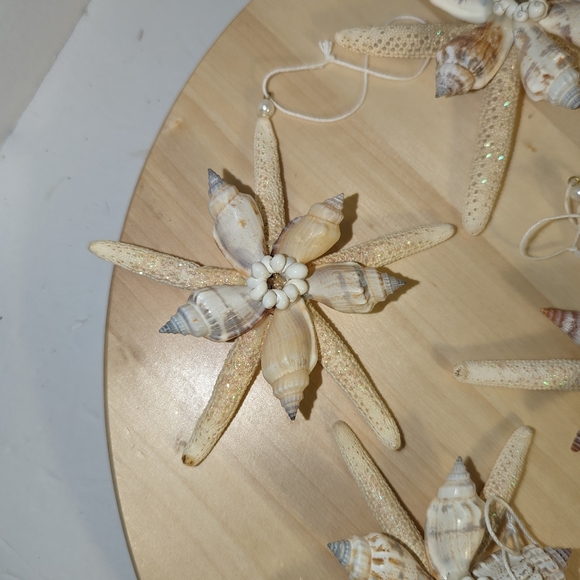 Starfish Holiday Ornaments Set of 3 - Picture 3 of 5